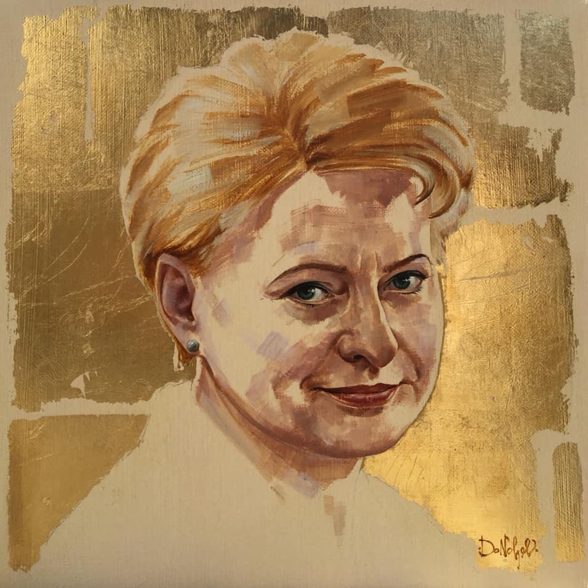 Dalia Grybauskaite portrait