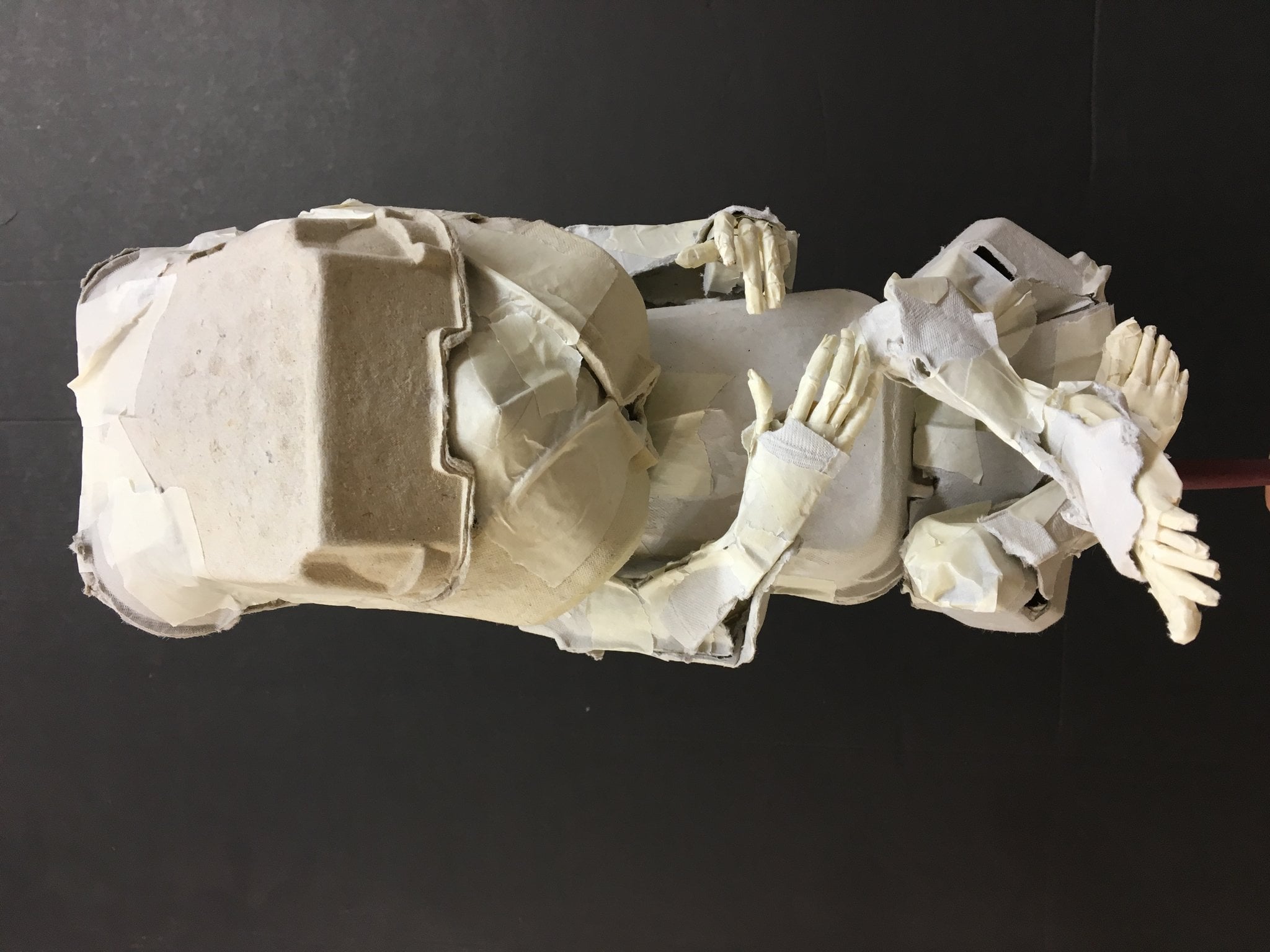 Completed egg crate model