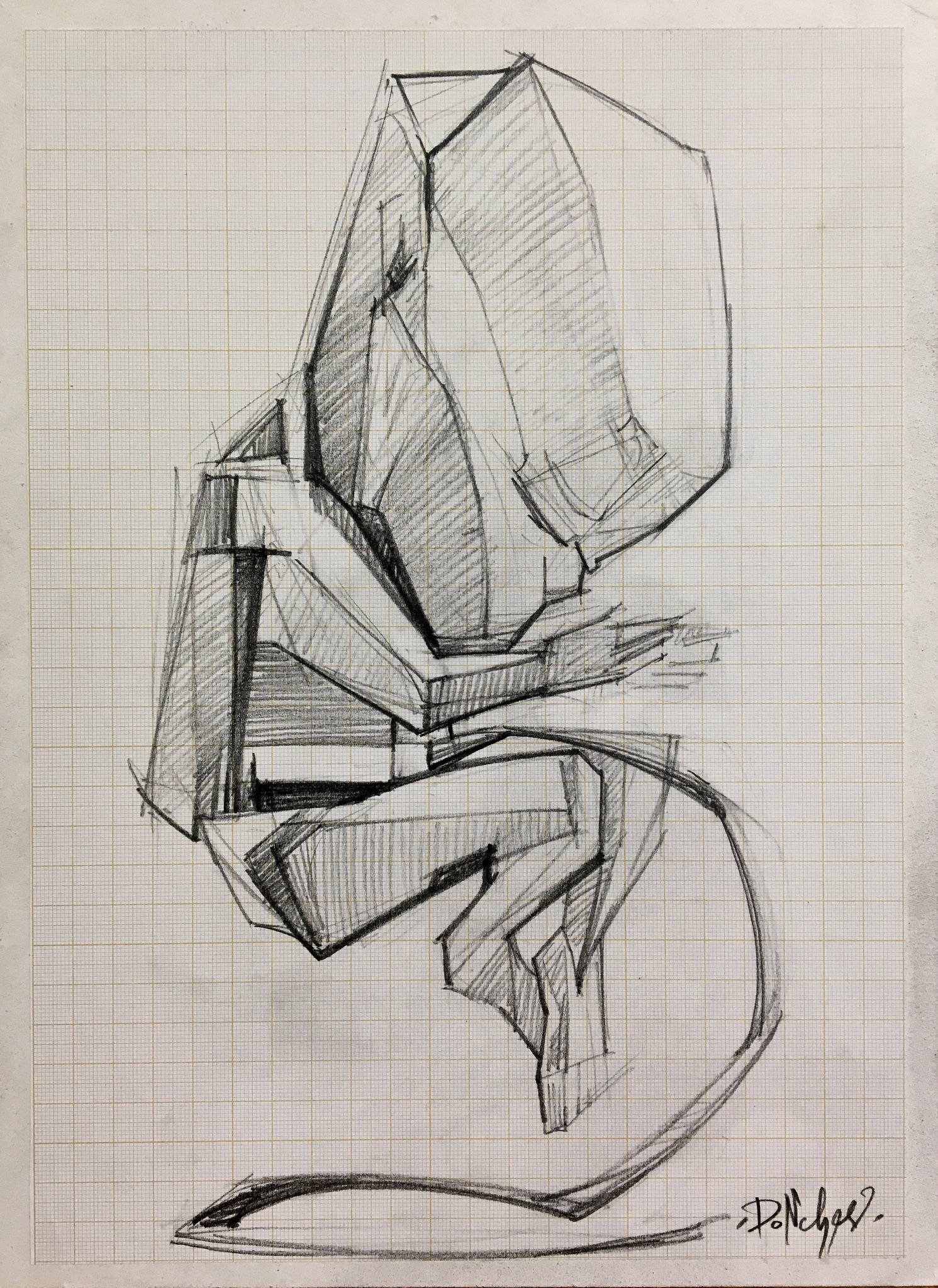 The Last Supper model detail