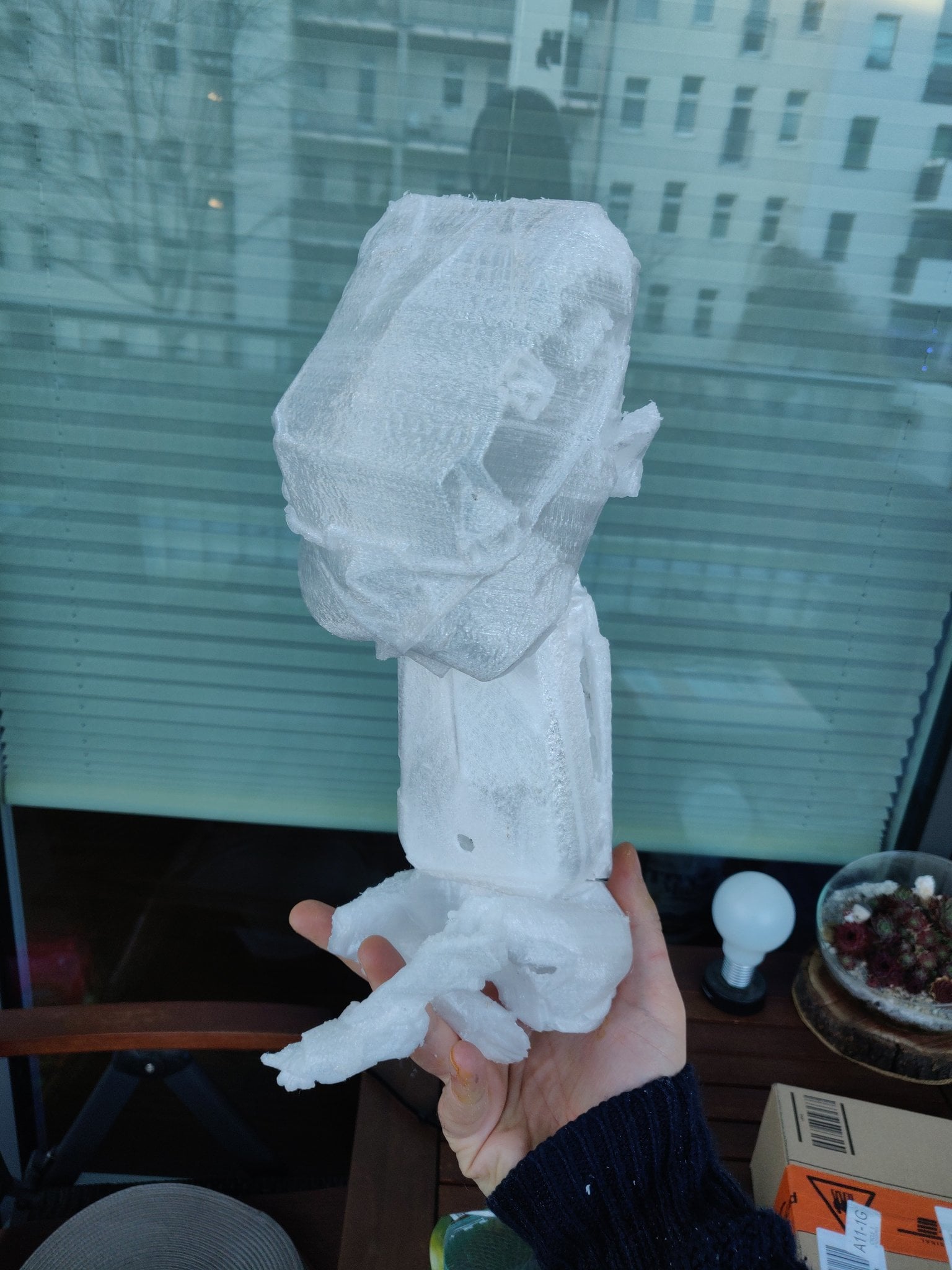 Detailed 3D print of embryo